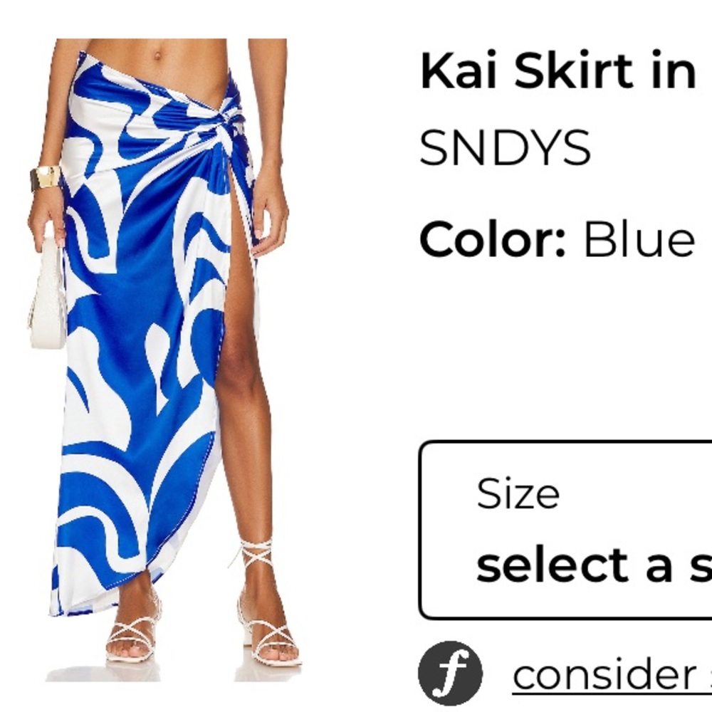 Kai Blue Swirl Maxi Dress